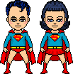 Sylvia's twin children, Lyle-Zee & Lili Van-Zee of Kandor] (National)