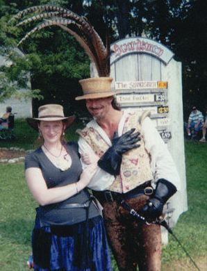 Me with the man with the Best Hat in the World