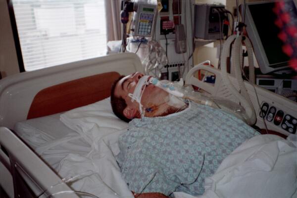 Evil use of photos of a sick man #1