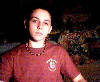 A pic of me sittin at my desk on my web cam