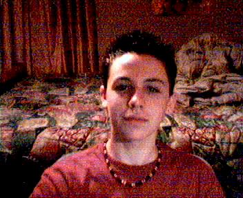 A pic of me sittin at my desk on my web cam