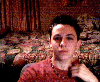 A pic of me sittin at my desk on my web cam