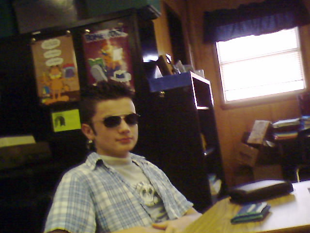 Tyson tryin to look cool