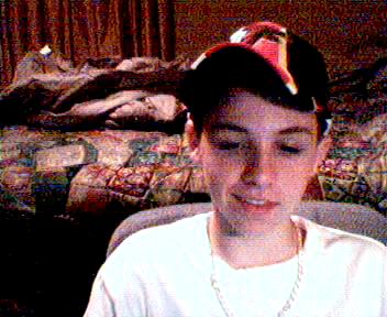A pic of me sittin at my desk on my web cam
