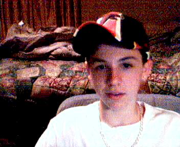 A pic of me sittin at my desk on my web cam