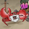 A grumpy crab o.o&nbsp; It's from a random picture I found XP&nbsp; Don't we all just love crabby crabs?