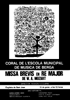 Choir of the Municipal Music School of Berga's concert in Berga. 15th. january of 1989