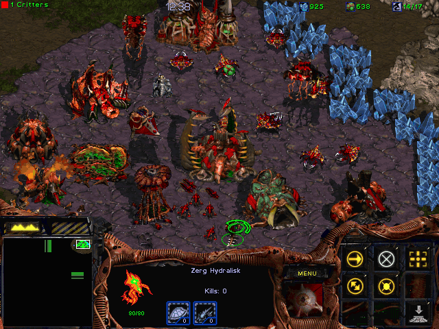 Los Zergs, bestias que atacan sin piedad.