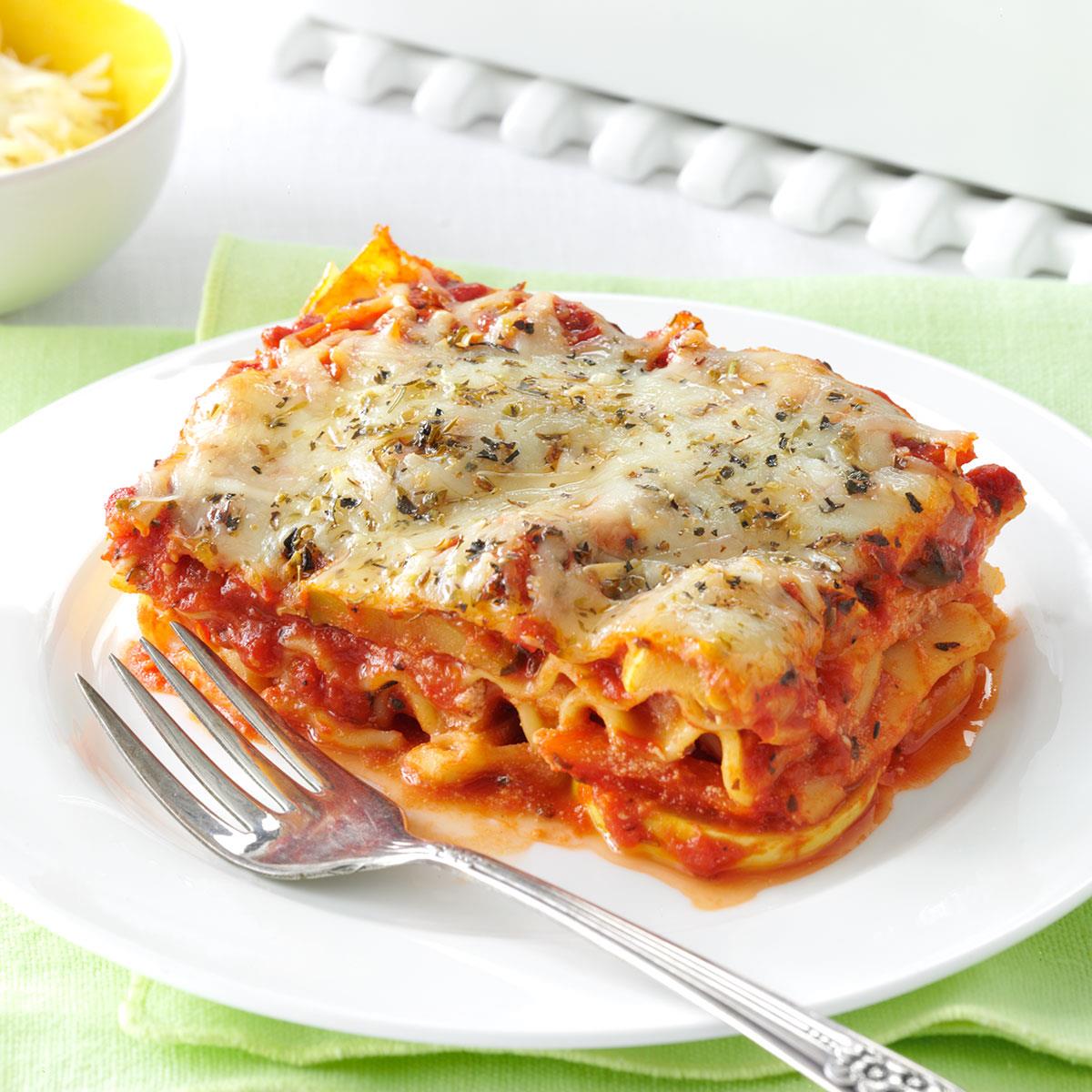 Plate of pasta.