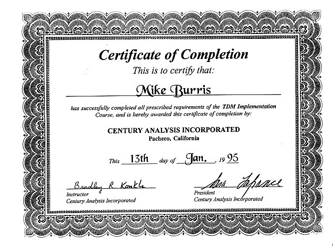 CAI Certification