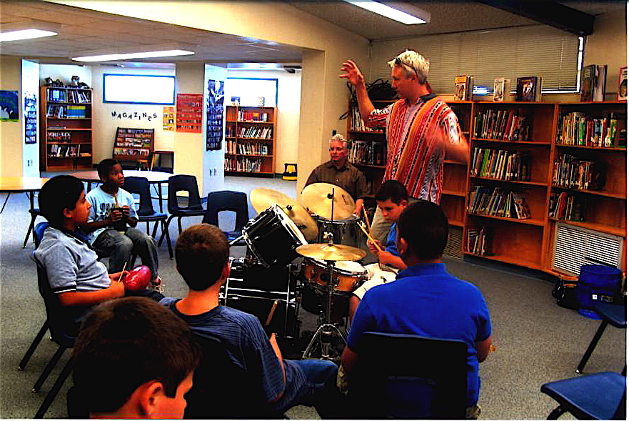 Adding percussion to drum set