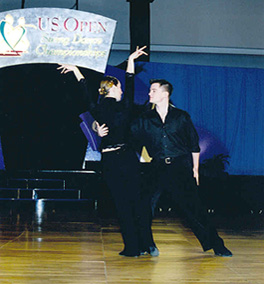 Erin and Corey at the US Open 2002