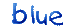 blue