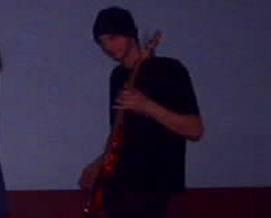 Devin kicking out the bass, CLICK TO ENLARGE