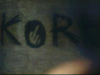 Close up of the O in kOrkscrew