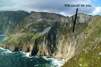 mesmerizing cliffs at Slieve League