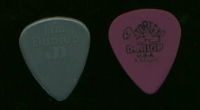 The one on the left is Jerry's (from Papa Roach) and the one on the right is Andy's (from Travis)...TIMMY!