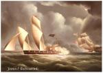 No:01 - British Frigate Attacking Pirate Lugger