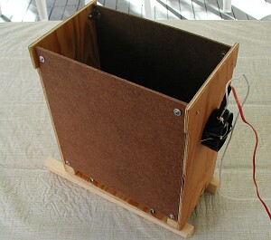 Baffle with sensor mount