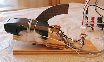 test rig, back view