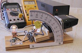test rig, front view
