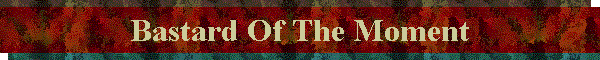 Bastard Of The Moment