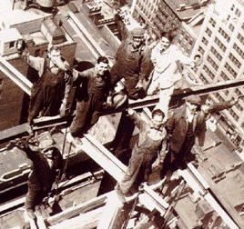 Men of New York on the high steel