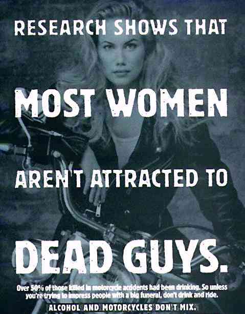 Most women are not attracted to dead guys
