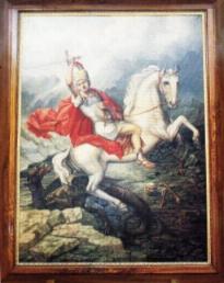 Painting of St. George .