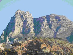 View of Puig Campana from the Orange House