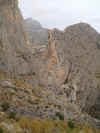 The descent route