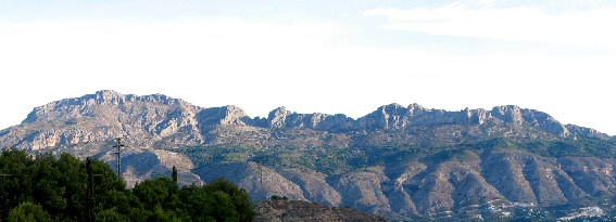 Bernia Ridge from the South side.