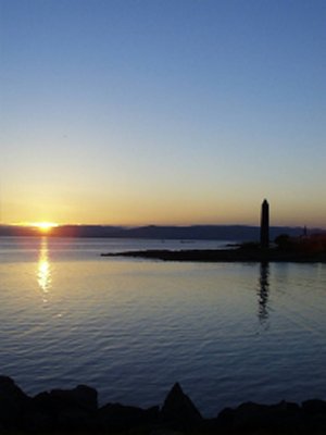 Sunset at the Pencil