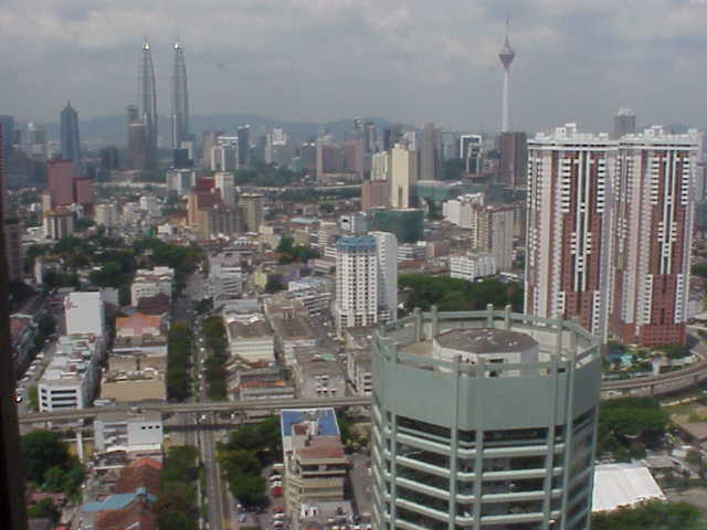 View from Dynasty htl Rooftop Swimming pool