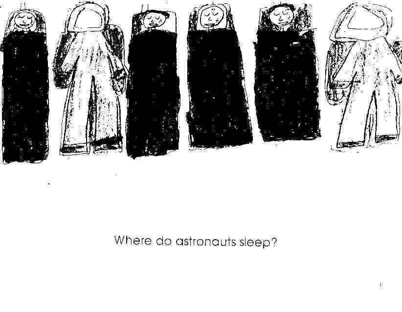 Where do Astronauts sleep?