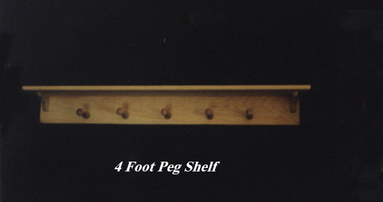 4Ft. Peg Shelf