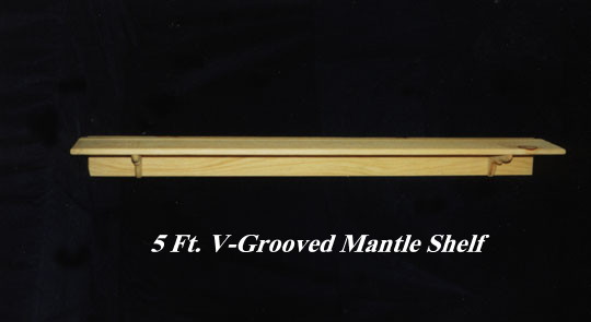 5 Ft. Mantle Shelf