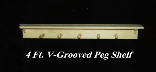 4 Ft.V-Groove Shelf