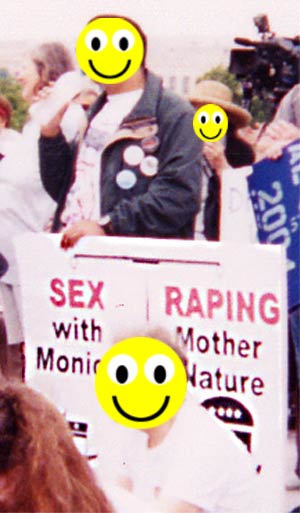 Sex with Monica vs Raping Mother Nature