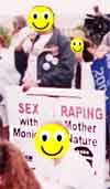 Sex with Monica vs Raping Mother Nature