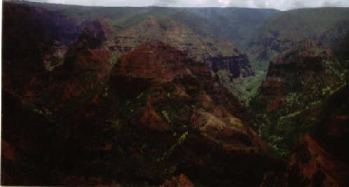 They called these the Hawaiian Grand Canyons