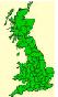Map of Counties in England