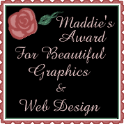 Maddie's Award for Beautiful Graphics and Web Design
