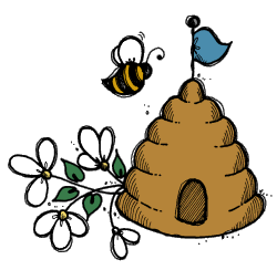 Hive with Flag