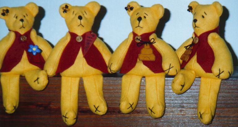 yellow teddies