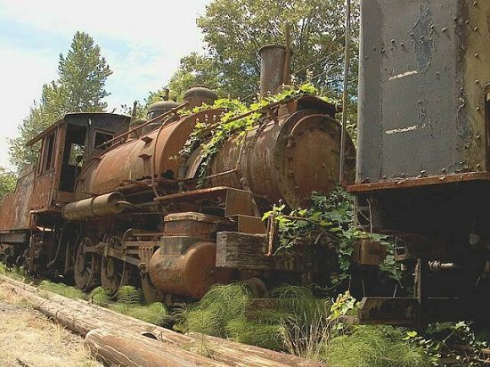 Old Locomotive, Snowqualime Falls