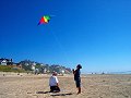Flying kites, Oregon Coast