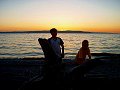 Our kids, on the pier in Seattle WA