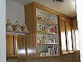 Sarah's Main bathroom - Custom design, oak plywood, solid oak trim, white melamine interior.