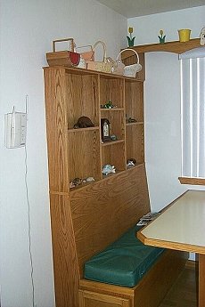 Sarah's custom Breakfast Nook